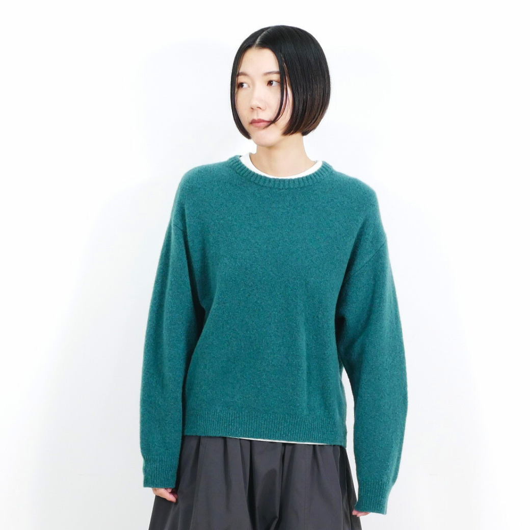 カラーニットプルオーバー