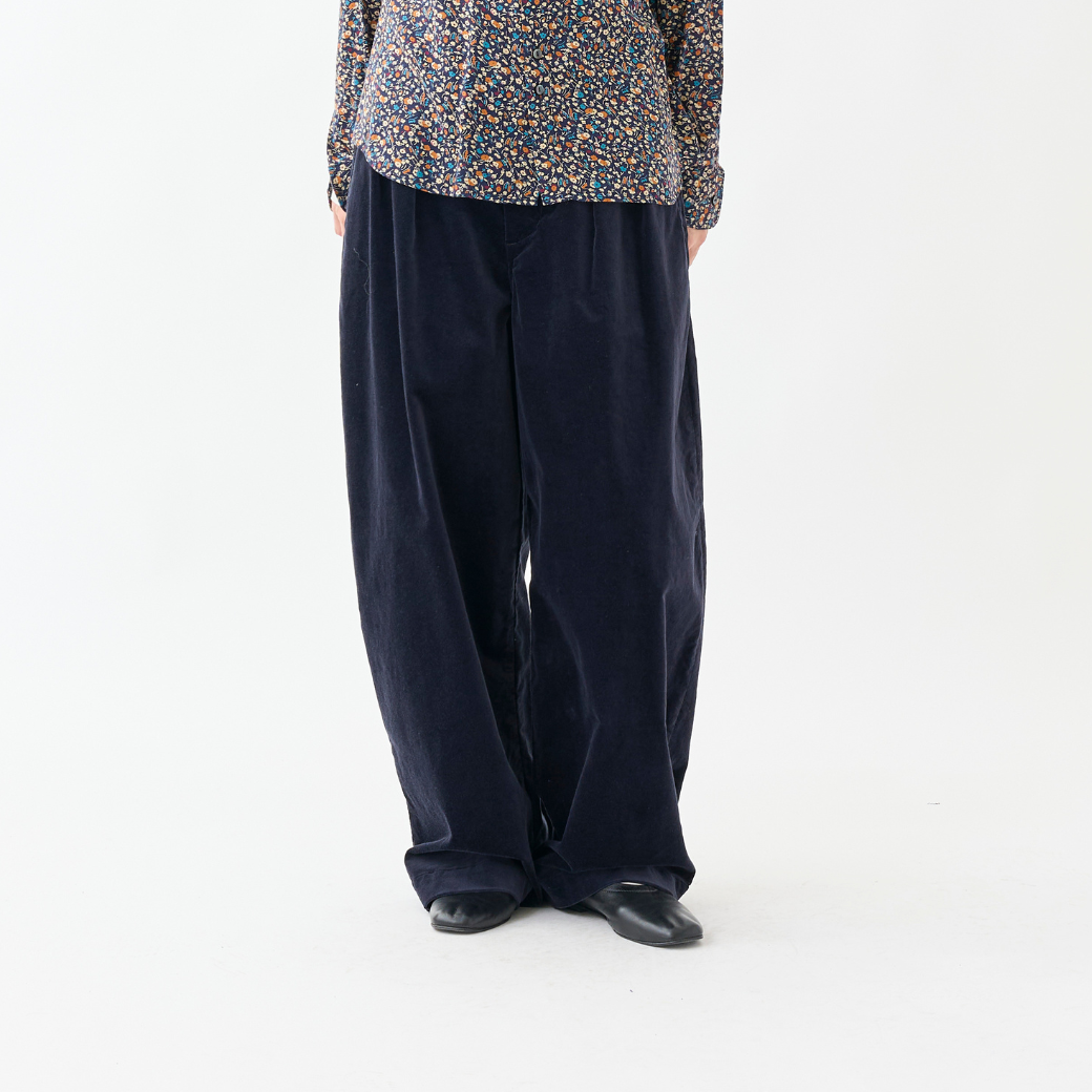 【10月上旬発売予定】別珍 バレルパンツ（予約）