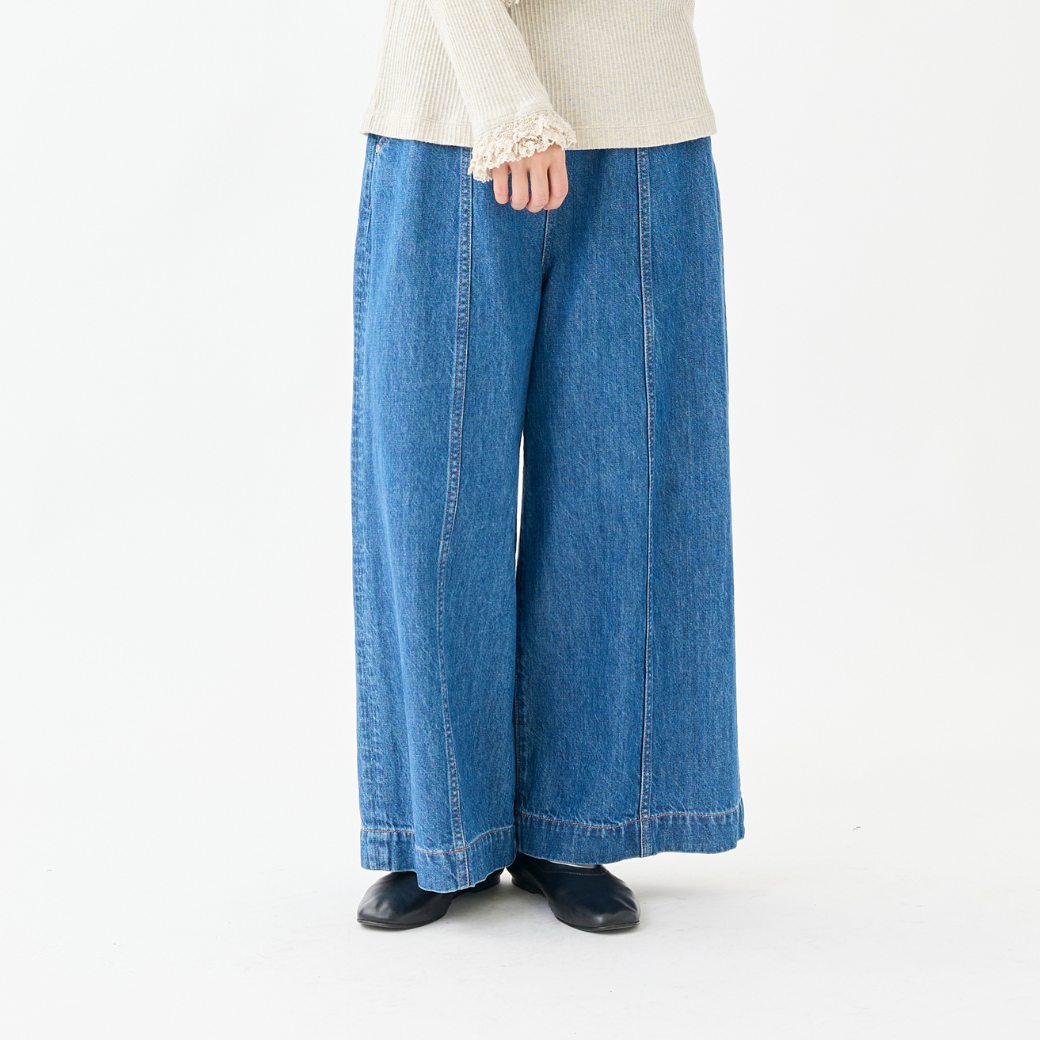 【11月上旬発売予定】10ozデニムセンターシームワイドクロップドパンツ（予約）