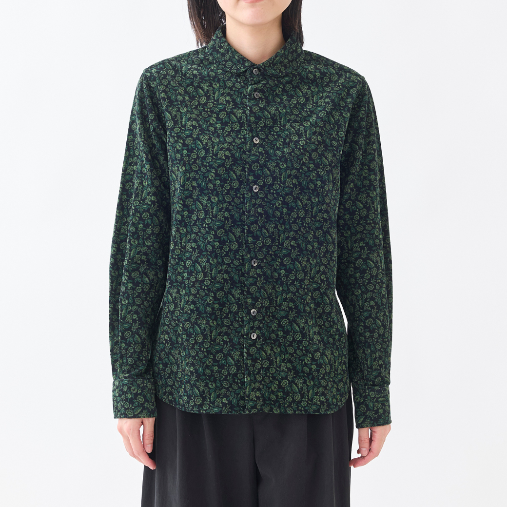 Vintage Orchard ラウンドカラーシャツ