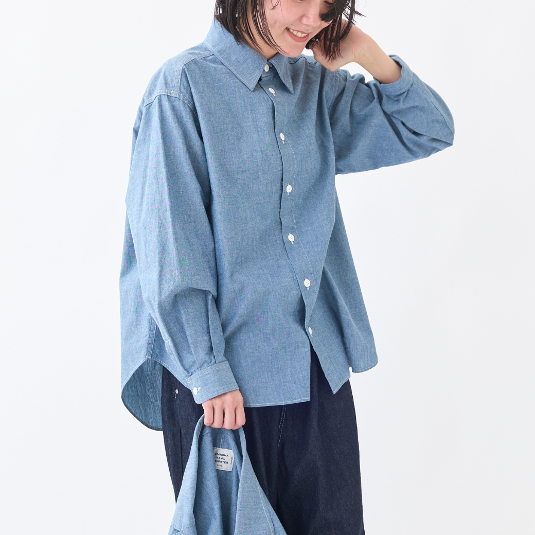 シャンブレーシャツ