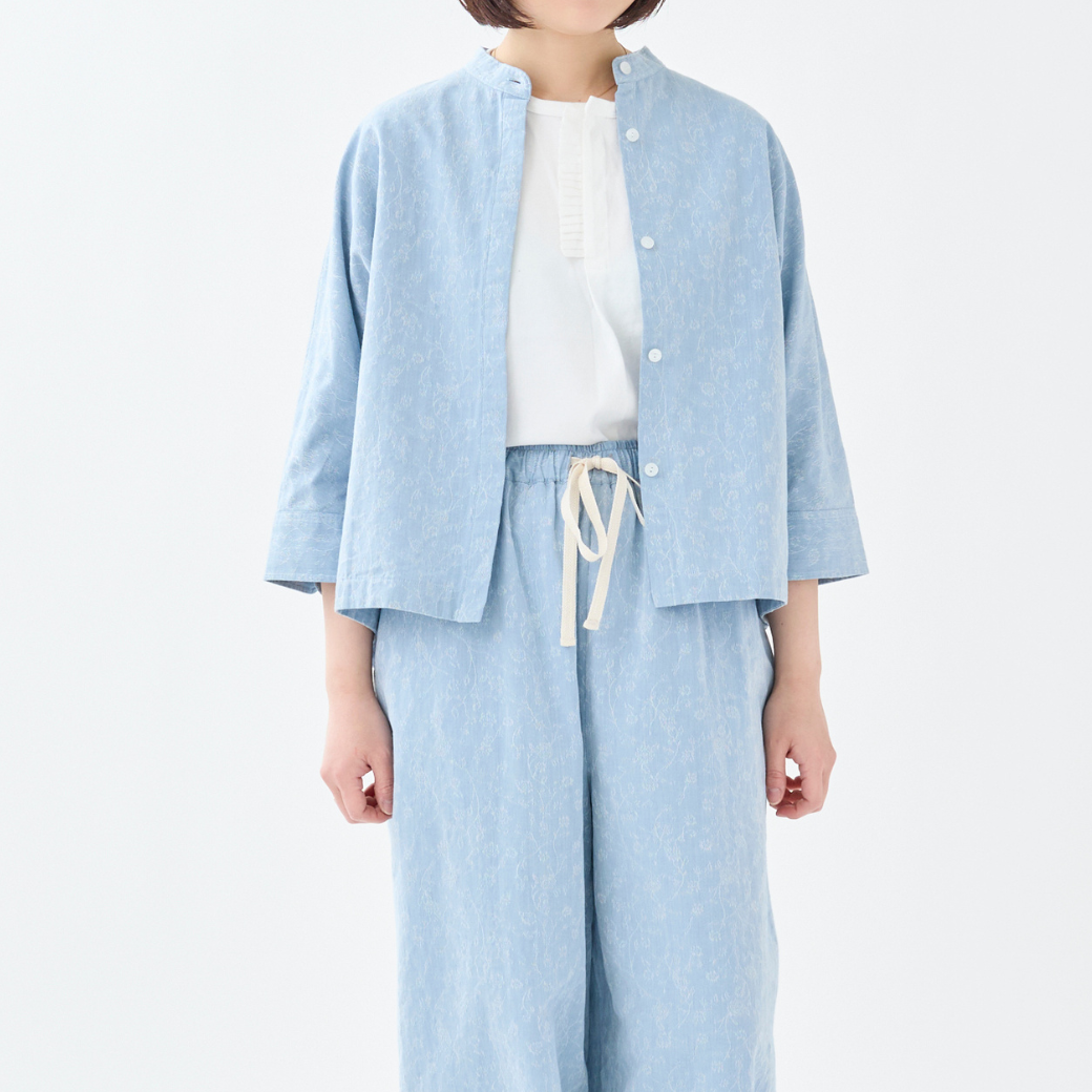 『Blue Ivy』バンドカラードルマンシャツ