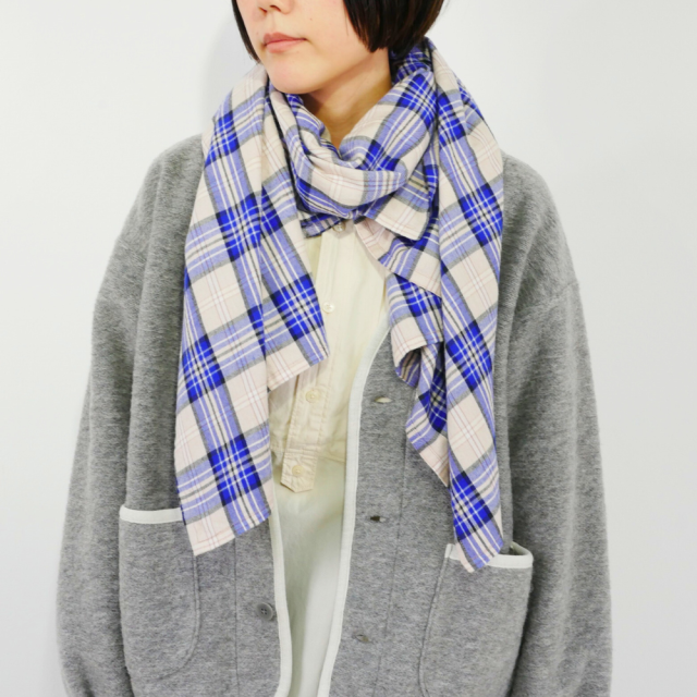 【Chocolat Blanket】チェックストール