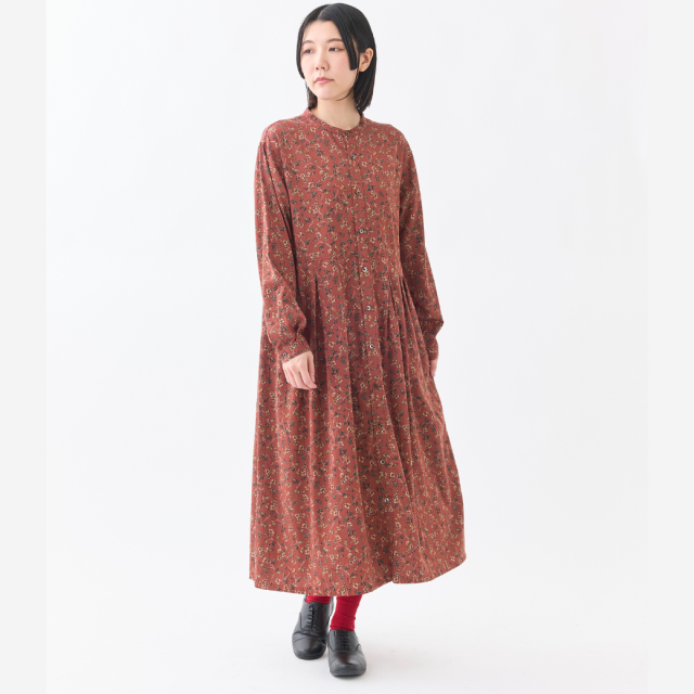 Bramble Rose』BOXタックバンドカラーワンピース KATO` GRANDMA MAMA