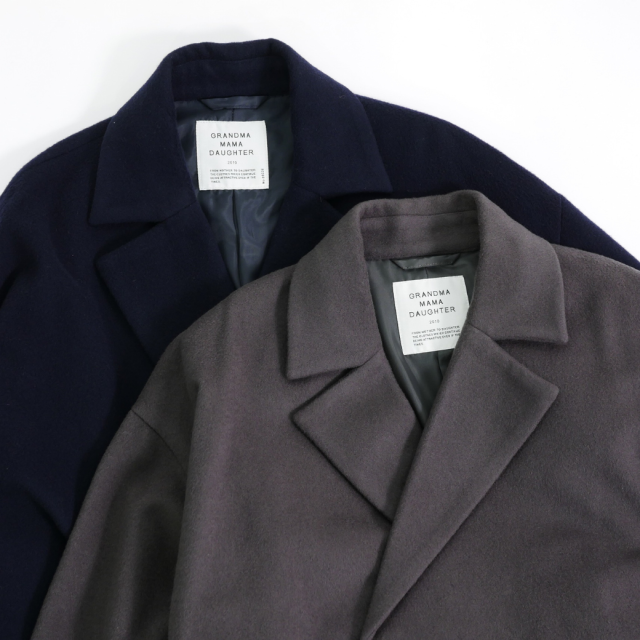grandma mama daughter ショートコート カシミアショートビーバーロングコート KATO` GRANDMA MAMA DAUGHTER
