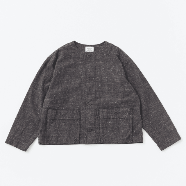 スラブネップツイード ノーカラージャケット KATO` GRANDMA MAMA