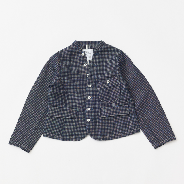 予約商品】【2026年2月お届け】『Indigo Check』ビッグポケット