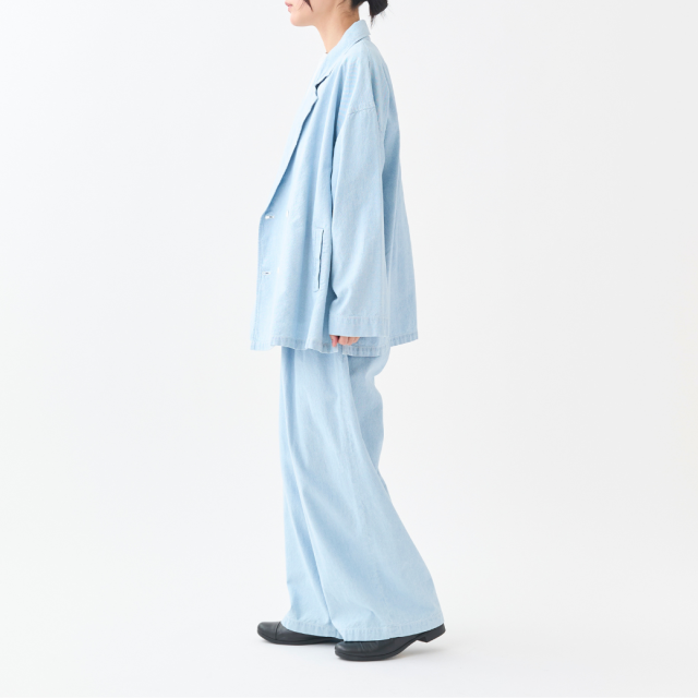 3/1 on sale】インディゴオックスダブルジャケット KATO` GRANDMA MAMA