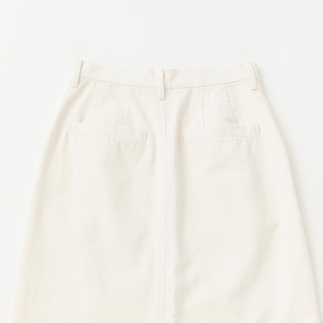 2026年3月お届け】『White pigment』 オックスロングスカート KATO
