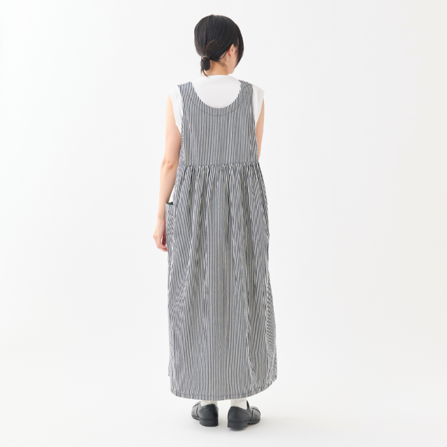 lady　1225 2026年4月お届け】ヒッコリー2wayサイドポケットジャンパースカート