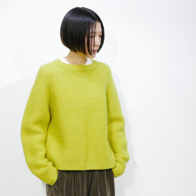 ガーターニットプルオーバー