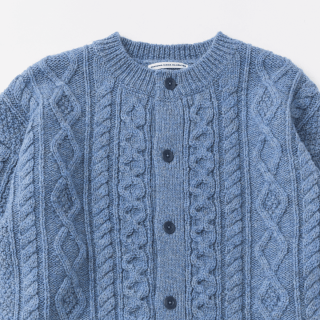 アランニットジャケット KATO` GRANDMA MAMA DAUGHTER