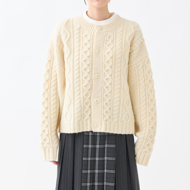 アランニットジャケット