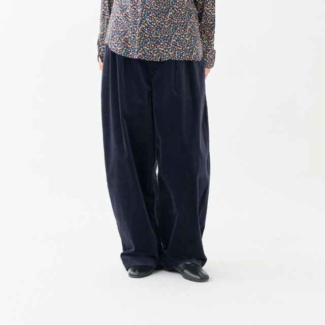 【10月上旬発売予定】別珍 バレルパンツ（予約）