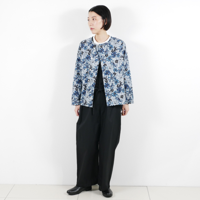 『PAINT FLOWER』ノーカラーバックギャザーシャ