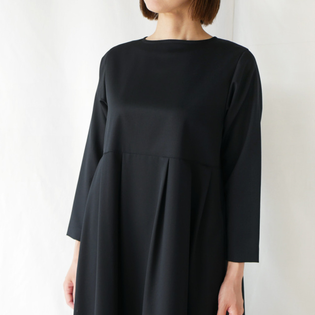 ★関税込み★【PATOU】ウール&カシミア ブラック ワンピース ☆関税込み☆【PATOU】ウール&カシミア ブラック ワンピース