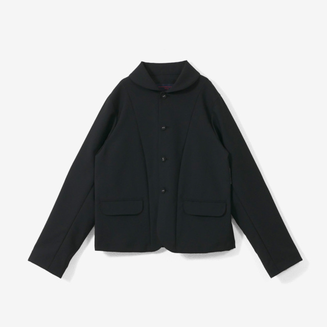 ラウンドカラーショートジャケット