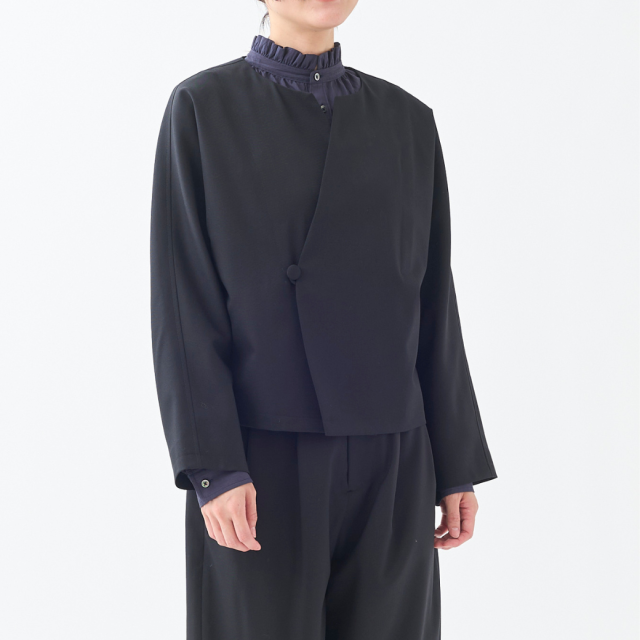 ウールギャバジン ドルマンJKT