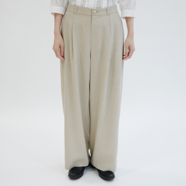 GRANDMAMAMA DAUGHTER タックワイドパンツ ワイド タックワイドパンツ KATO` GRANDMA MAMA DAUGHTER
