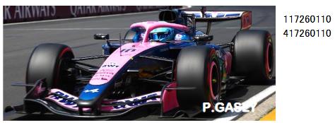 【ミニチャンプス(117260110)ご予約商品4/29締切】1/18 アルピーヌ A526 P.ガスリー オーストラリアGP 2026 予価：税込￥46200