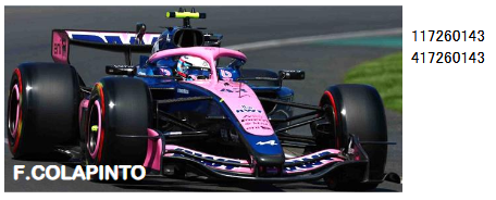 【ミニチャンプス(117260143)ご予約商品4/29締切】1/18 アルピーヌ A526 F.コラピント オーストラリアGP 2026 予価：税込￥46200