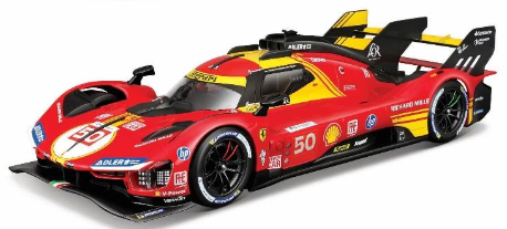 BURAGO(ブラーゴ) 1/43 フェラーリ 499P 2024年ルマン24時間レース ウィナー No.50 クリアケース付