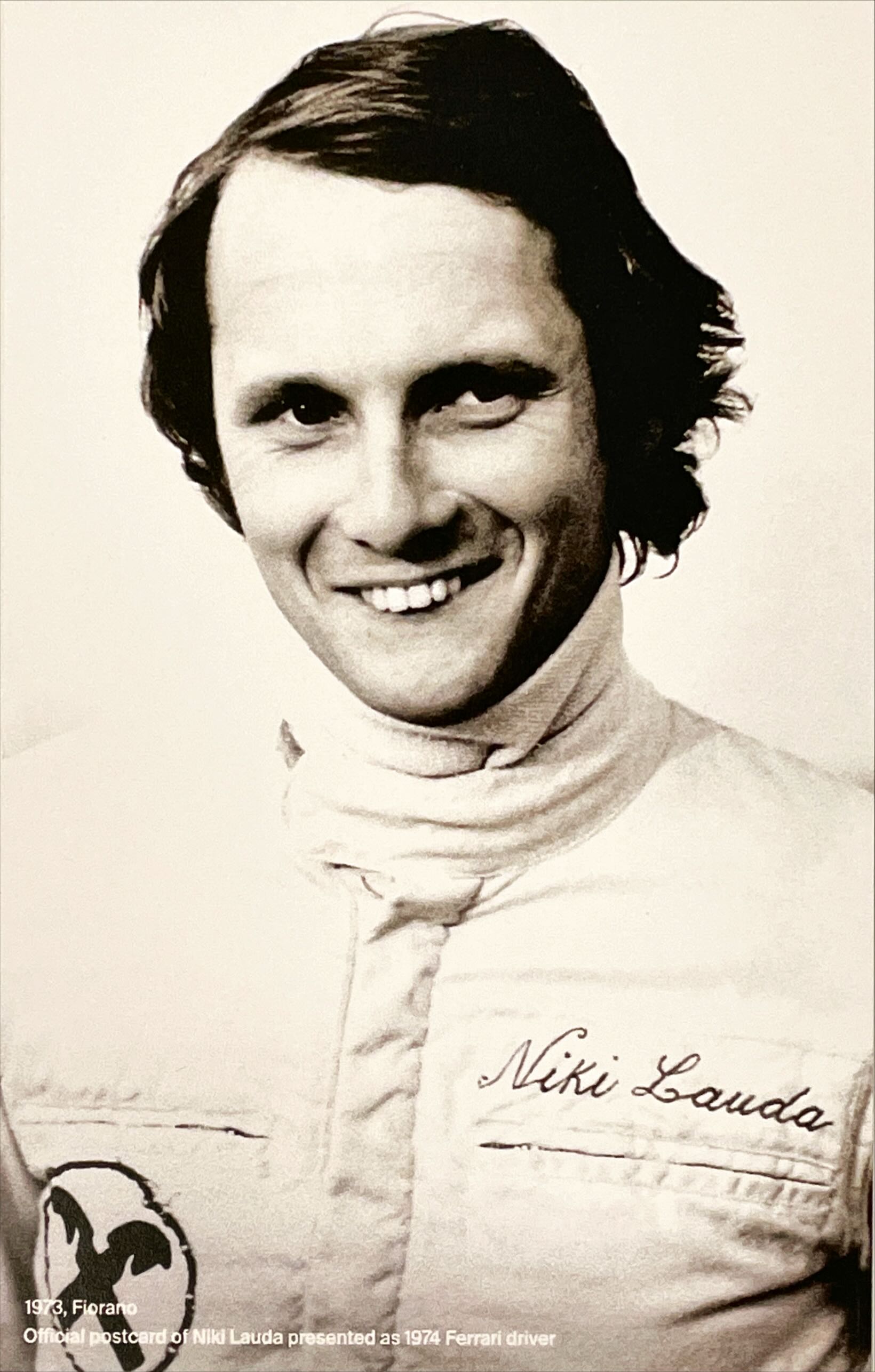 Monza Celebrating 50years of Niki Lauda（ニキ・ラウダ1975年モンツァワールドチャンピン獲得50周年記念カード)フェラーリ公式：TYPEA