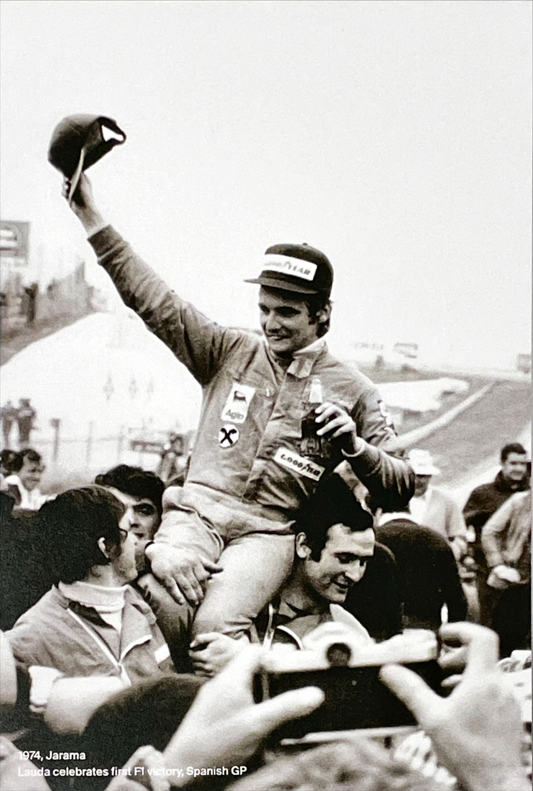 Monza Celebrating 50years of Niki Lauda（ニキ・ラウダ1975年モンツァワールドチャンピン獲得50周年記念カード)フェラーリ公式：TYPED