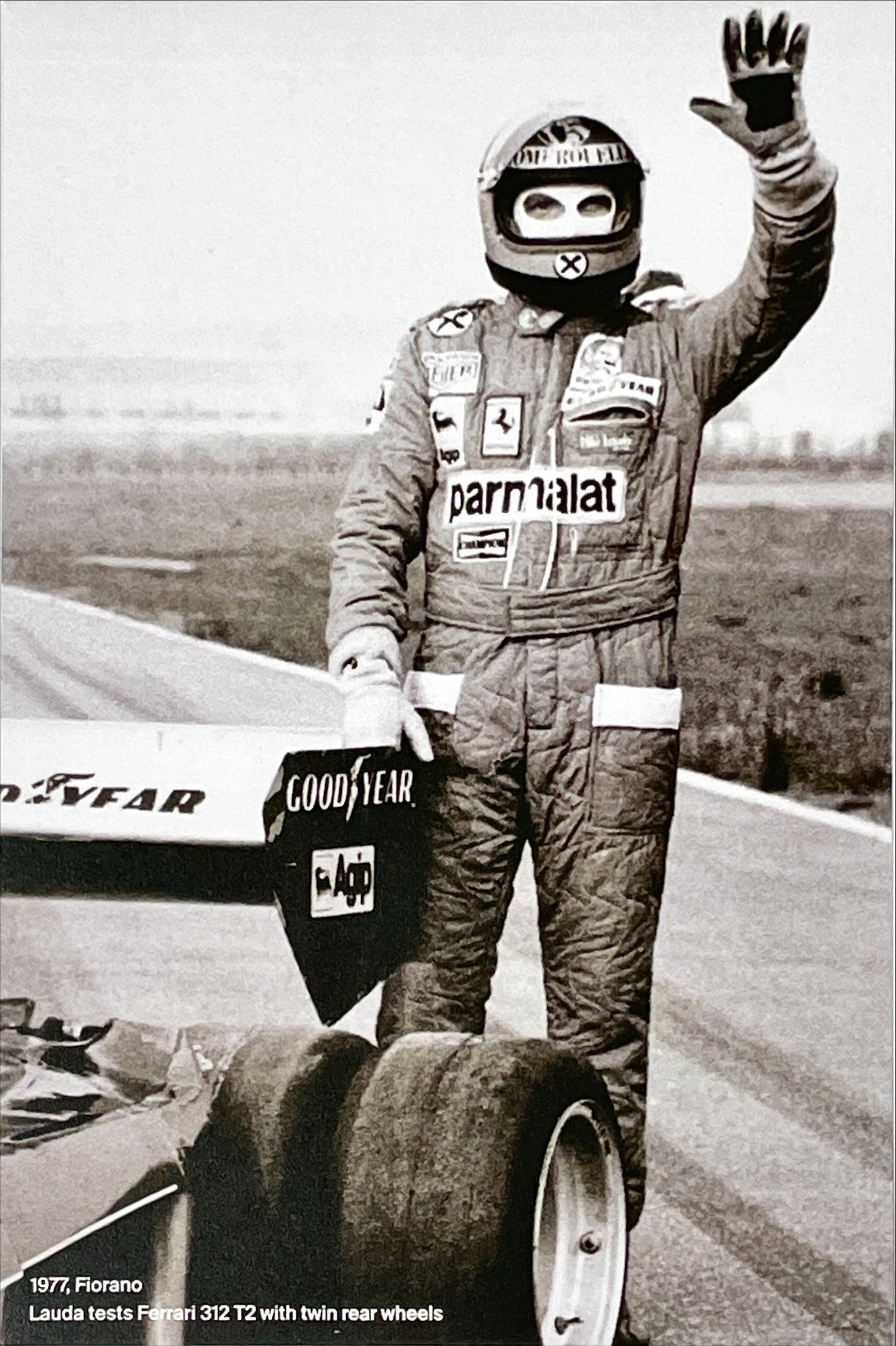 Monza Celebrating 50years of Niki Lauda（ニキ・ラウダ1975年モンツァワールドチャンピン獲得50周年記念カード)フェラーリ公式：TYPEF