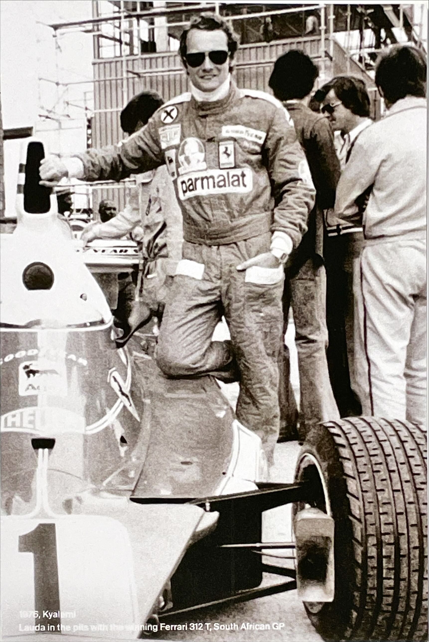 Monza Celebrating 50years of Niki Lauda（ニキ・ラウダ1975年モンツァワールドチャンピン獲得50周年記念カード)フェラーリ公式：TYPEG