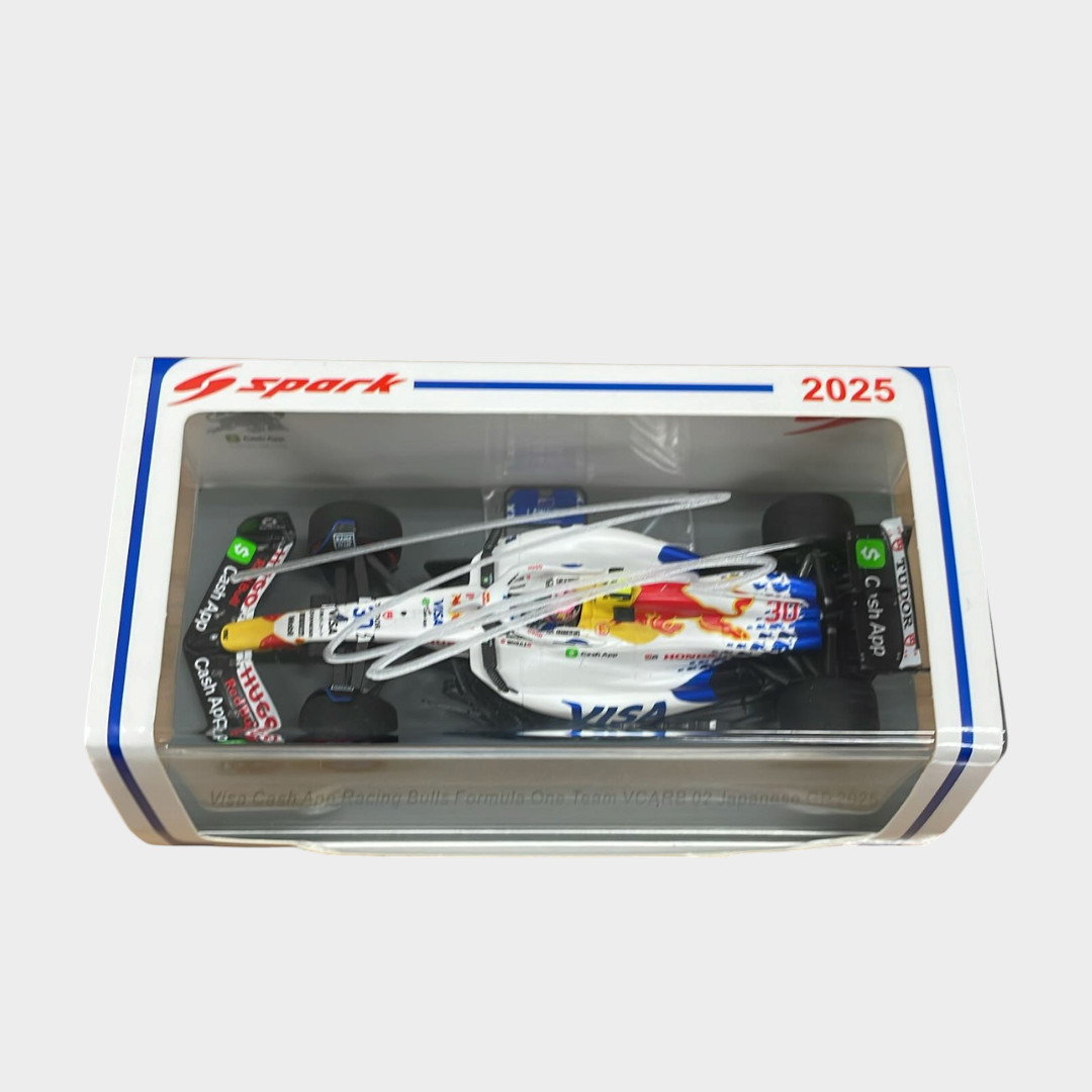 L.ローソン直筆サイン入 スパーク 1/43 VCARB02 日本GP