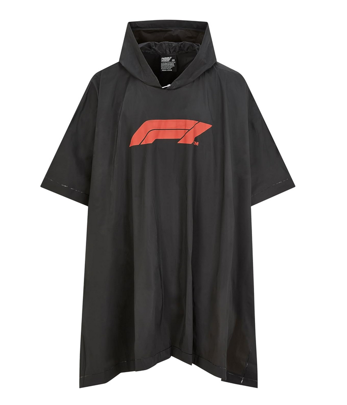 F1 テックコレクション ロゴ ポンチョ