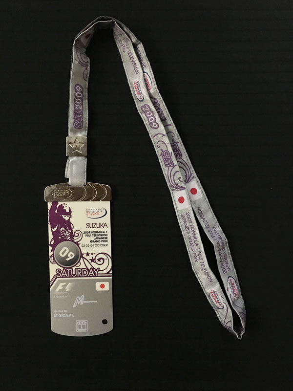 F1 日本GPX マクラーレン パドッククラブ パドックパス キミライコネン F1 日本GPX マクラーレン パドッククラブ パドックパス キミ