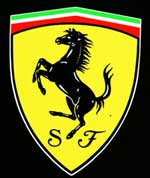 Ferrari(フェラーリ)オフィシャル SFステッカー（S）　