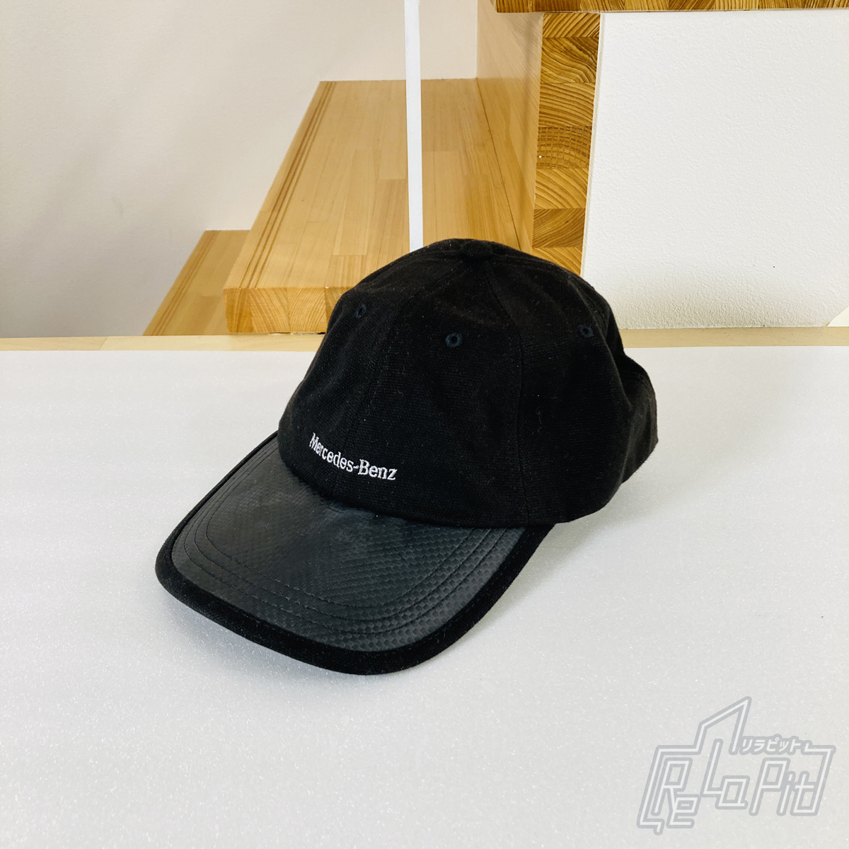 【ReLaPit古着販売】【宅急便発送】メルセデス ベンツ カーボンブリム ベースボールキャップ