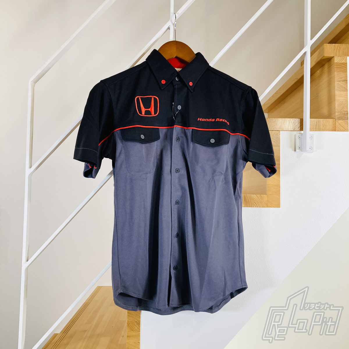 ReLaPit古着販売】【メール便発送】F1 ホンダ レーシング シャツ(新品