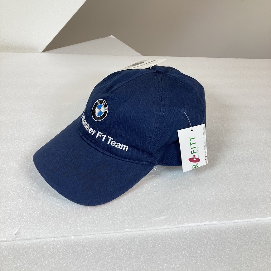 S.ベッテル 直筆サイン入り BMW ザウバー F1 チーム キャップ ネイビー