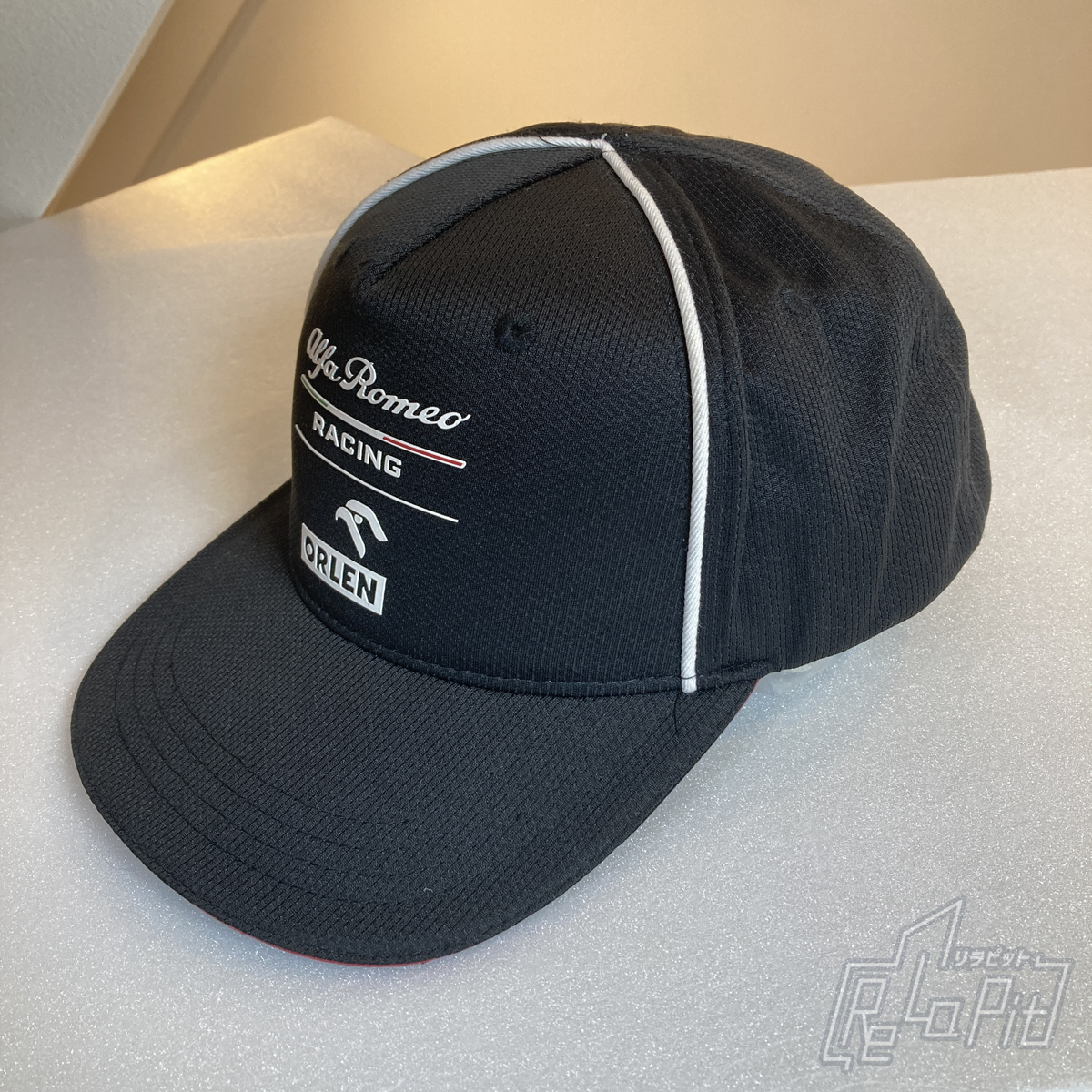 【ReLaPit古着販売】【宅急便発送】アルファロメオ レーシング オーレン チーム フラットブリム キャップ ブラック