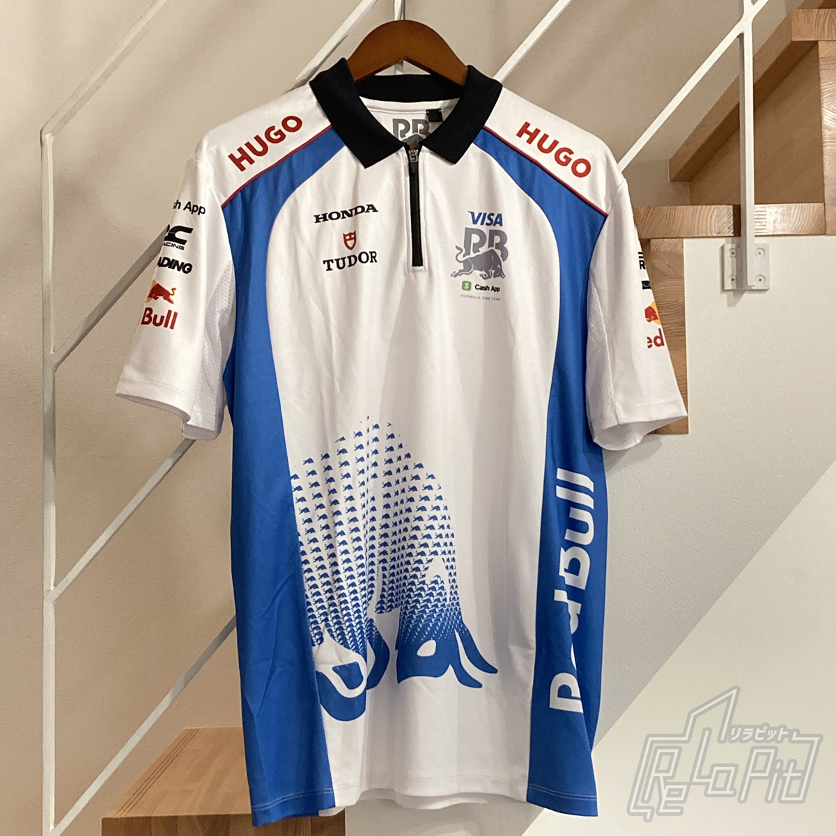 【ReLaPit古着販売】【メール便発送】レーシングブルズ 2025 チーム ポロシャツ サイズL