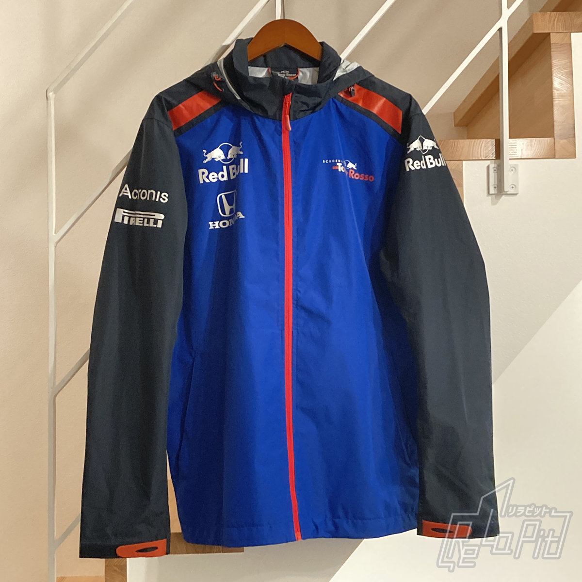 【ReLaPit古着販売】【宅急便発送】トロロッソ ホンダ ウィンドブレーカー ジャケット ブルー サイズL