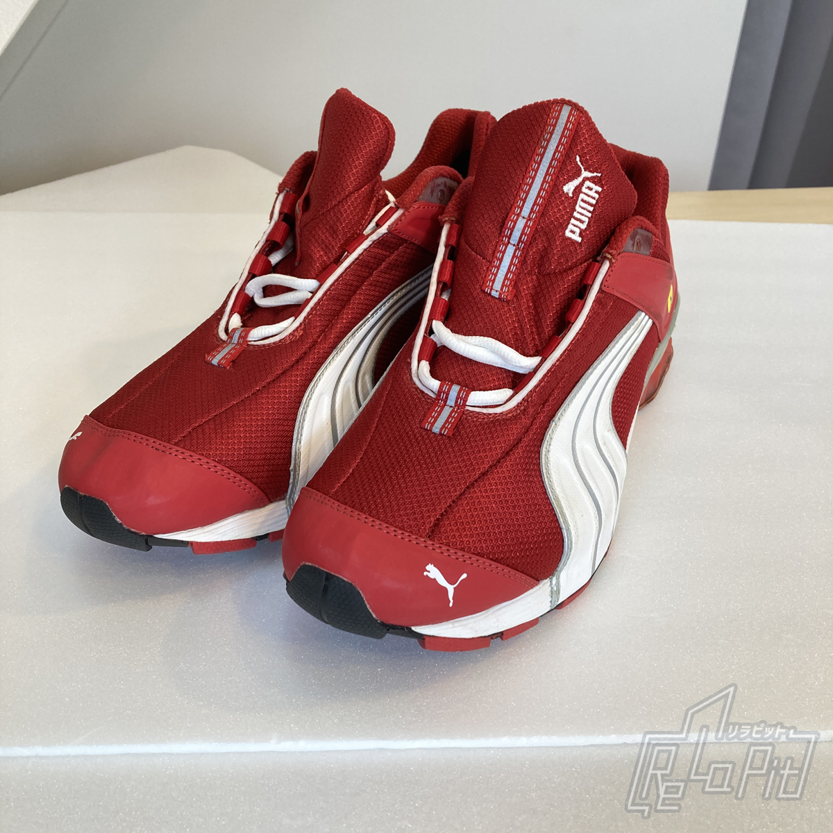 【ReLaPit古着販売】【宅急便発送】フェラーリ チームスニーカー サイズ:約30センチ 擦れ汚れ有