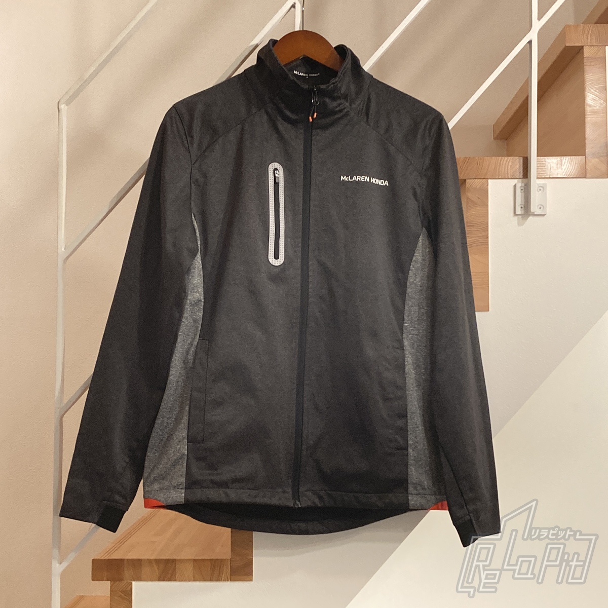 【ReLaPit古着販売】【宅急便発送】マクラーレン ホンダ チーム フリース ダークグレー サイズS