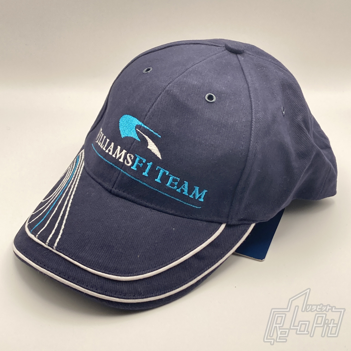 【ReLaPit古着販売】【宅急便発送】ウィリアムズ チームキャップ ネイビー 新品・タグ付き