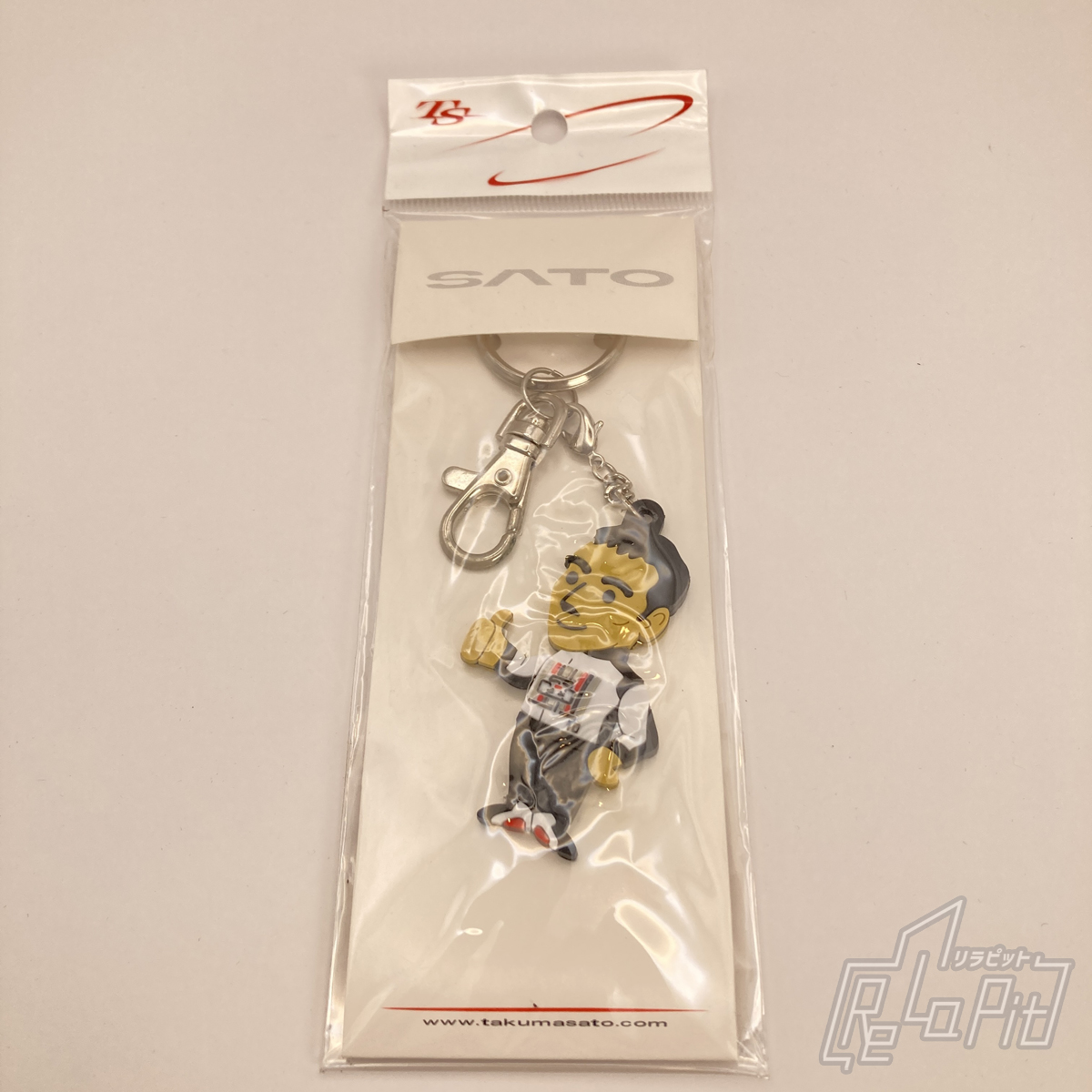 【ReLaPit古着販売】【メール便発送】佐藤琢磨 BAR ホンダ シリコン マスコットキーホルダー 新品