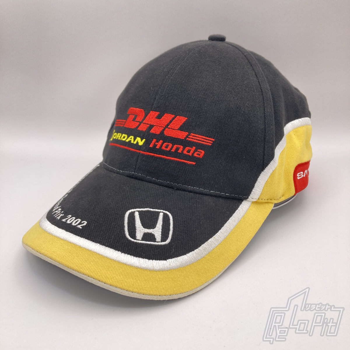 【ReLaPit古着販売】【宅急便発送】佐藤琢磨 ジョーダンF1 キャップ F1日本GP 2002 イエロー USED