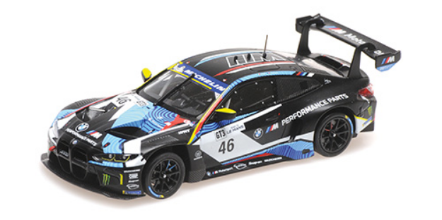 ミニチャンプス 1/43 BMW M4 GT3 2023年ロードtoルマン優勝 "TEAM WRT" V.ロッシ-J.ポリキャンド No.46