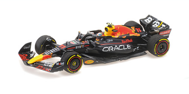 【アウトレットセール】ミニチャンプス 1/43 レッドブル RB18 S.ペレス シンガポールGP 2022 ウィナー