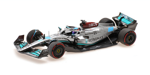 スパーク別注 1/43 メルセデス W13 2022ブラジルGP ラッセル初優勝 2022 F1 Mercedes W13 #63 George Russell Brazil GP 1st Win