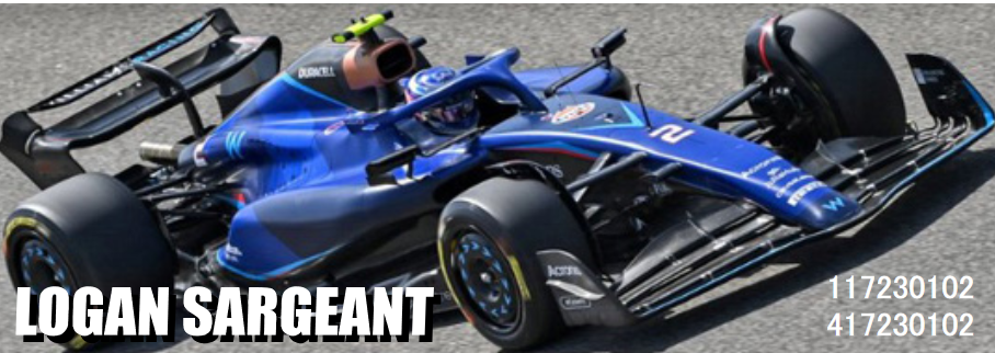 【アウトレットセール】ミニチャンプス 1/43 ウィリアムズ FW45 L.サージェント 2023
