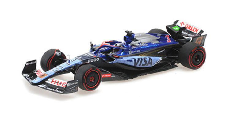 ミニチャンプス 1/43 ビザキャッシュアップ RB F1 VCARB01 D.リカルド シンガポールGP 2024